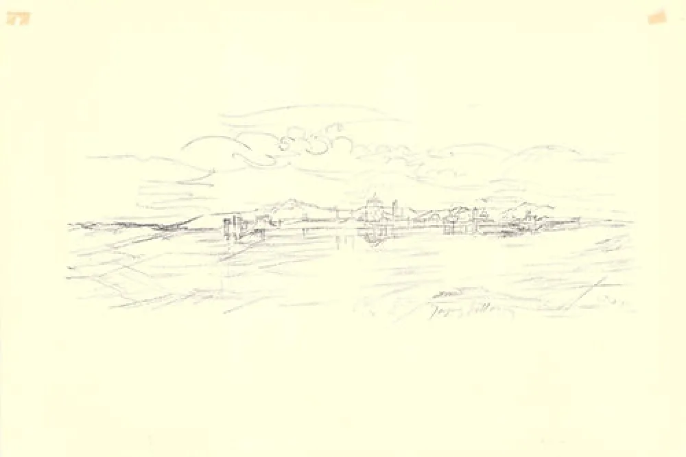 Литография Villon - Mantoue (Mantua, Italy)