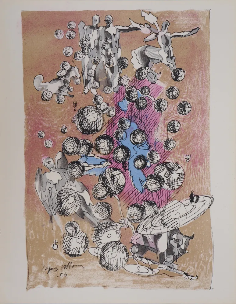 Литография Villon - Mondes (Mythologie)