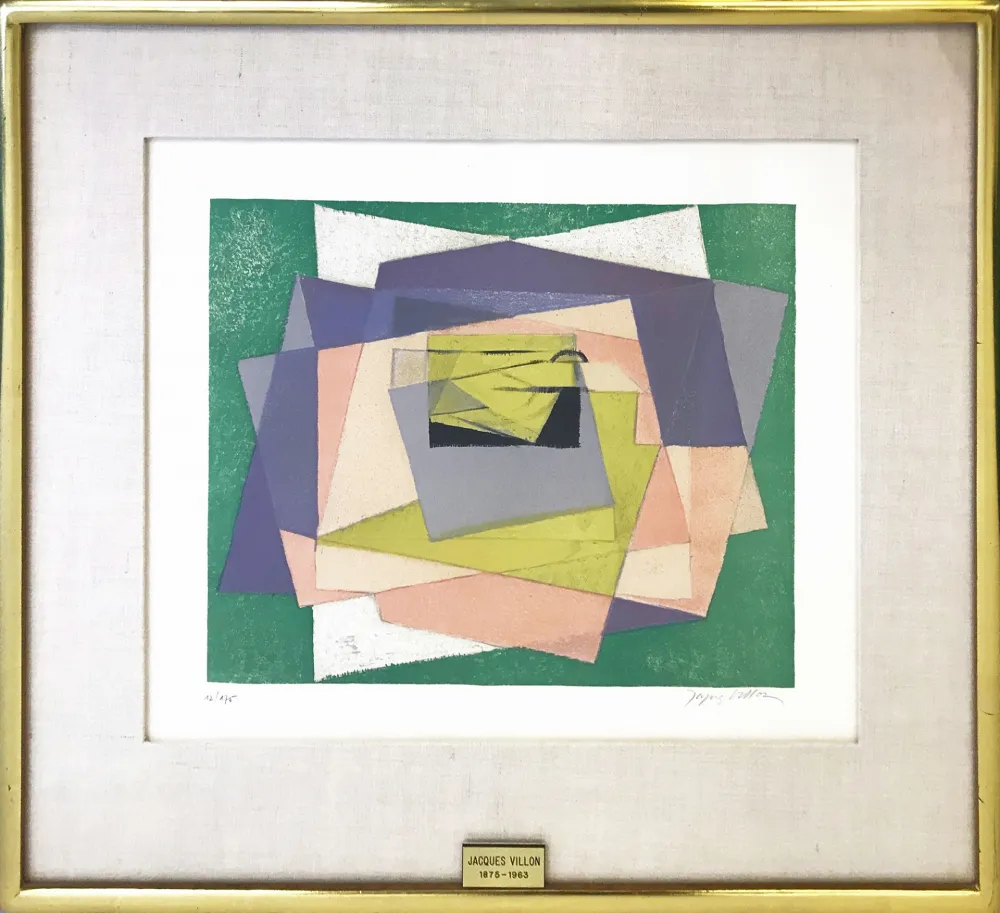 Литография Villon - PAPIERS