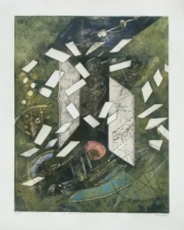 Офорт И Аквитанта Visat - La porte étroite