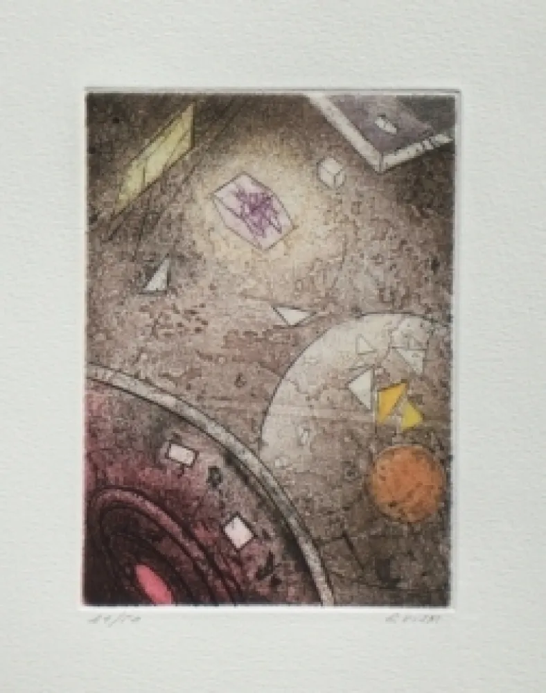 Офорт И Аквитанта Visat - La Promenade