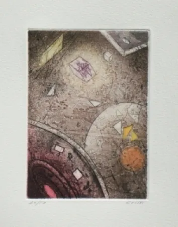 Офорт И Аквитанта Visat - La Promenade