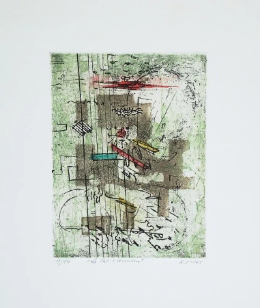 Офорт И Аквитанта Visat - Le Port d'amiens