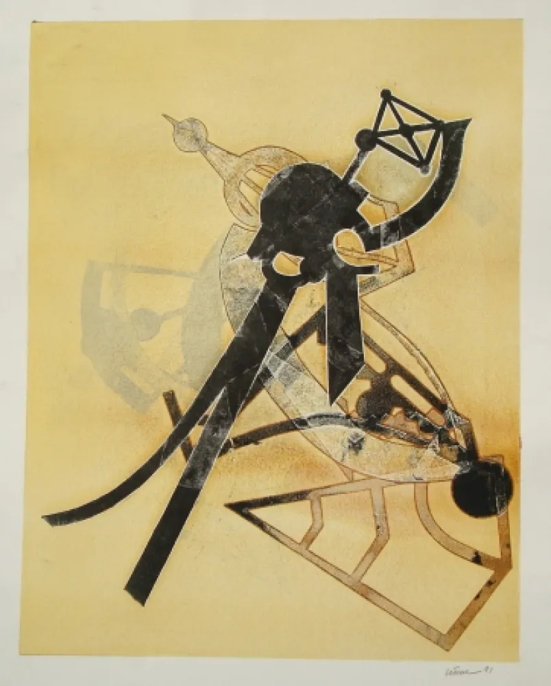 Офорт И Аквитанта Viseux - Monotrace