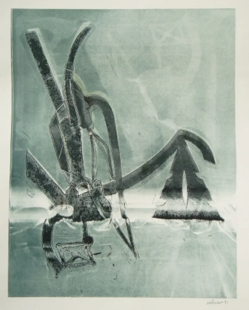 Офорт И Аквитанта Viseux - Monotrace