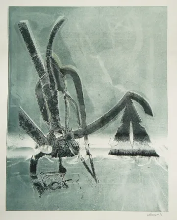 Офорт И Аквитанта Viseux - Monotrace