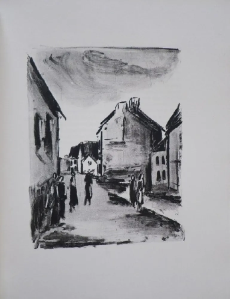 Иллюстрированная Книга Vlaminck - Mont-Cinère.  Lithographies de Vlaminck.