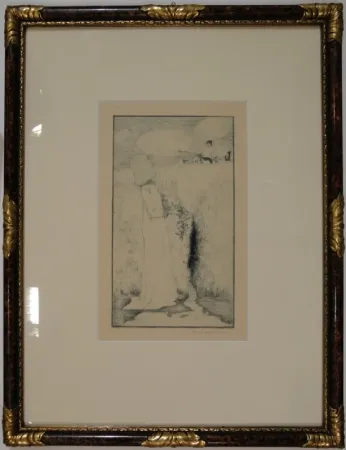 Офорт Vogeler - Am Quell