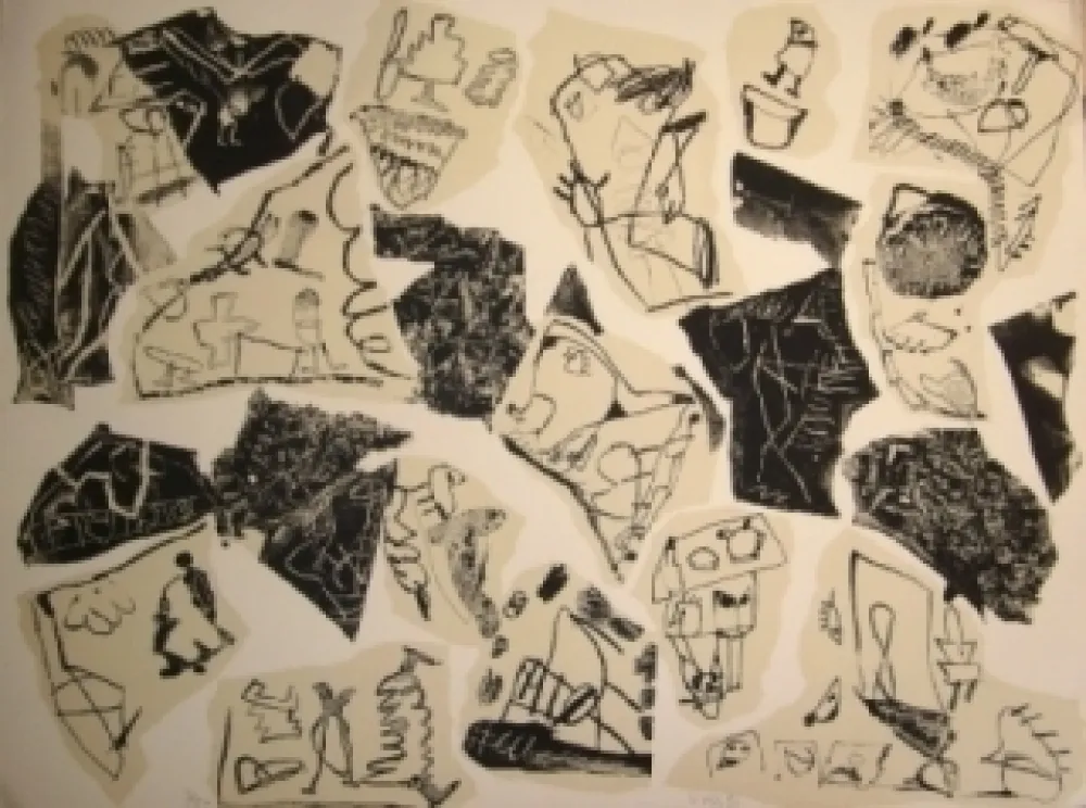 Литография Voss - Aus der Erinnerung