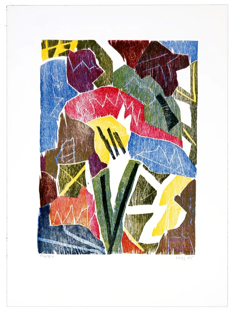 Гравюра На Дереве Voss - Chemin de bois