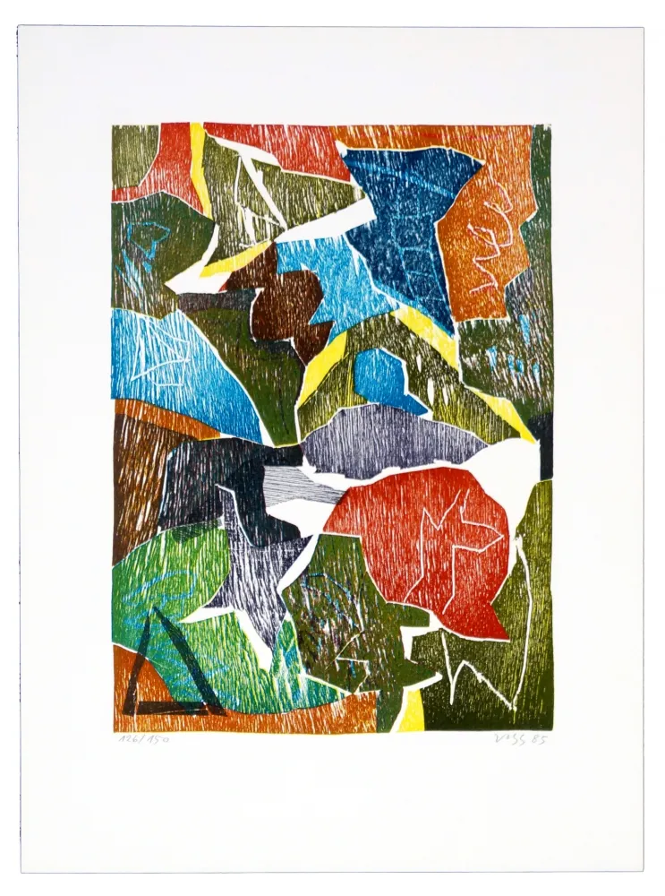 Гравюра На Дереве Voss - Chemin de bois