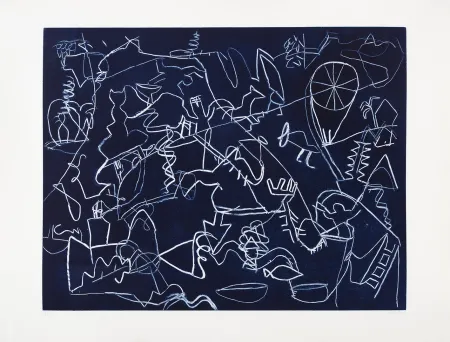 Гравюра Voss - Heure bleue (L')