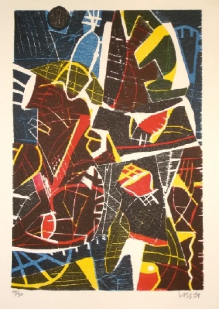 Гравюра На Дереве Voss - Maison sans maître