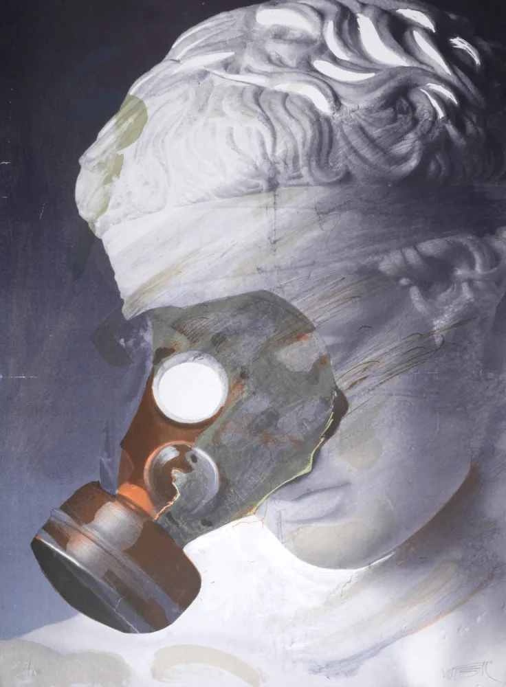 Литография Vostell - Composition