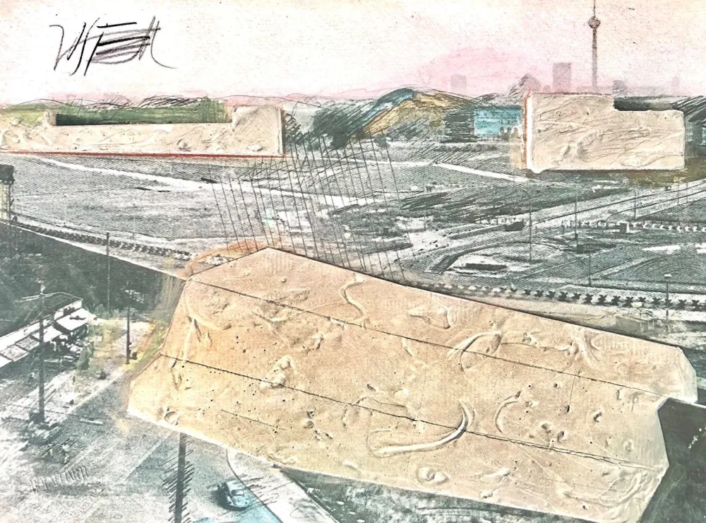 Литография Vostell - La Bilancia (The Libra)