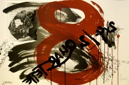 Литография Vostell - Sans titre 3