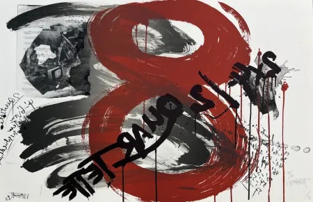 Литография Vostell - The Scream : Quartet