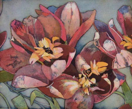 Акватинта Votteler - Wilde Blume