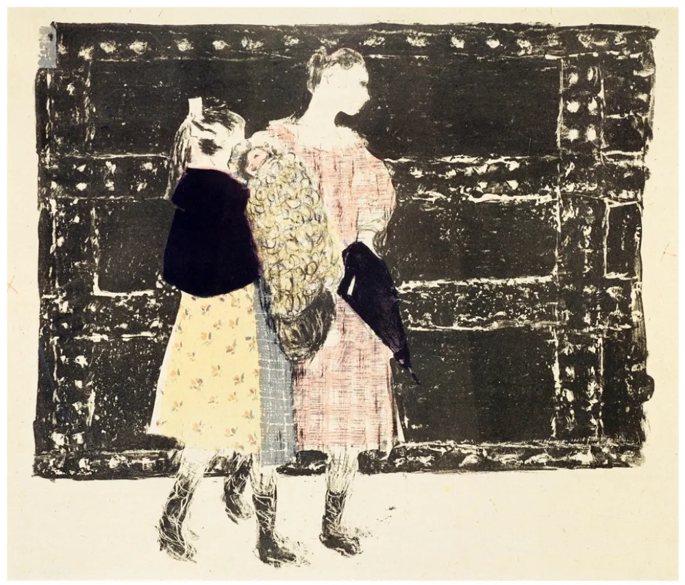 Литография Vuillard - Paysage et intérieur 12