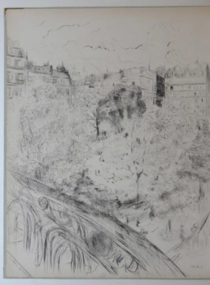 Офорт И Аквитанта Vuillard  - Tombeau de Edouard Vuillard