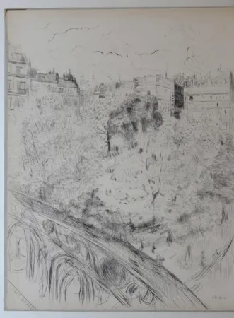 Офорт И Аквитанта Vuillard  - Tombeau de Edouard Vuillard