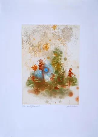 Офорт Walker - Midi flowers II