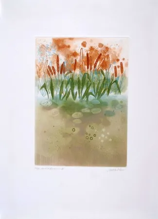 Офорт Walker - Midi flowers III