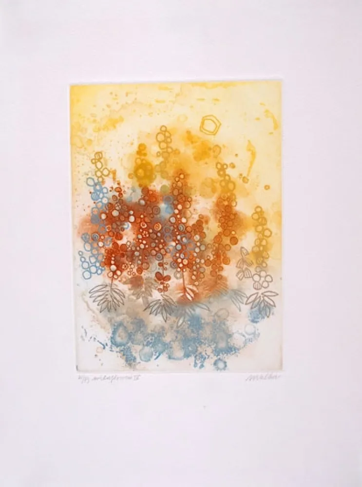 Офорт Walker - Midi flowers IV