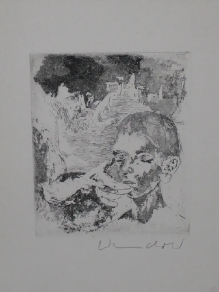 Офорт И Аквитанта Wandrer - Fürsorglicher Vater