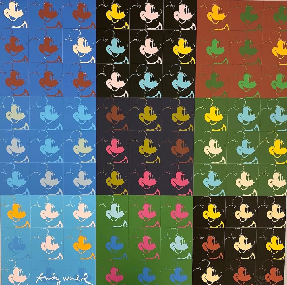 Гашение Warhol - 81 x Mickey Mouse