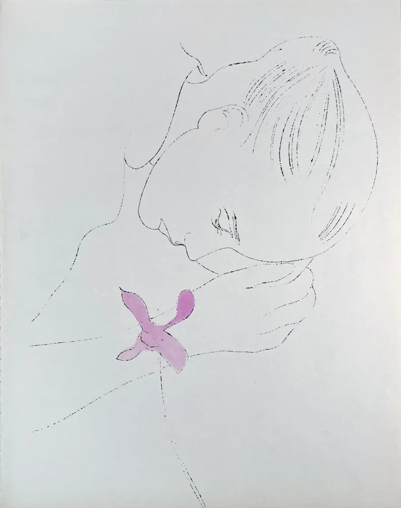 Литография Warhol - A Gold Book