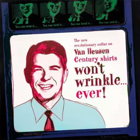 Сериграфия Warhol - ADS: VAN HEUSEN (RONALD REAGAN) FS II.356