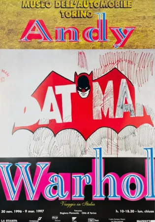 Сериграфия Warhol (After) - Batman (Museo dell'Automobile)