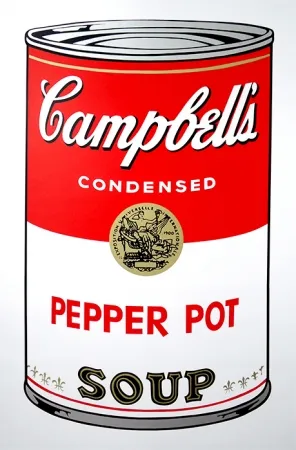 Сериграфия Warhol (After) - Campbell's Soup - Pepper Pot