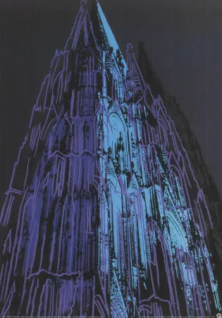 Сериграфия Warhol (After) - Cathedral (Blue)
