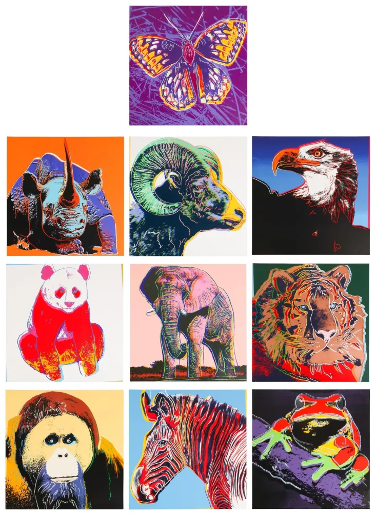 Литография Warhol (After) - Endangered Species