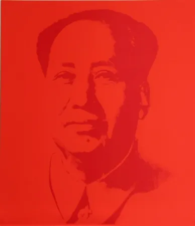 Сериграфия Warhol (After) - Mao - Red