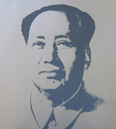 Сериграфия Warhol (After) - Mao - Silver