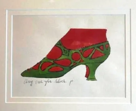 Литография Warhol - Anyone for Shoes - A La Recherche Du Shoe Perdu