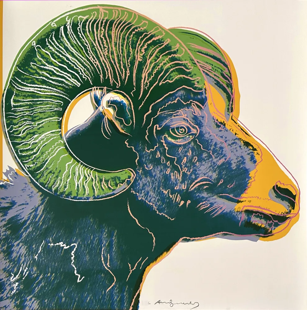 Сериграфия Warhol - Bighorn Ram (FS II.302)