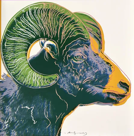 Сериграфия Warhol - Bighorn Ram (FS II.302)