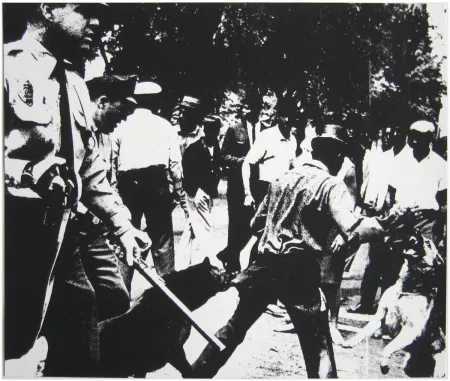 Сериграфия Warhol - Birmingham Race Riot 