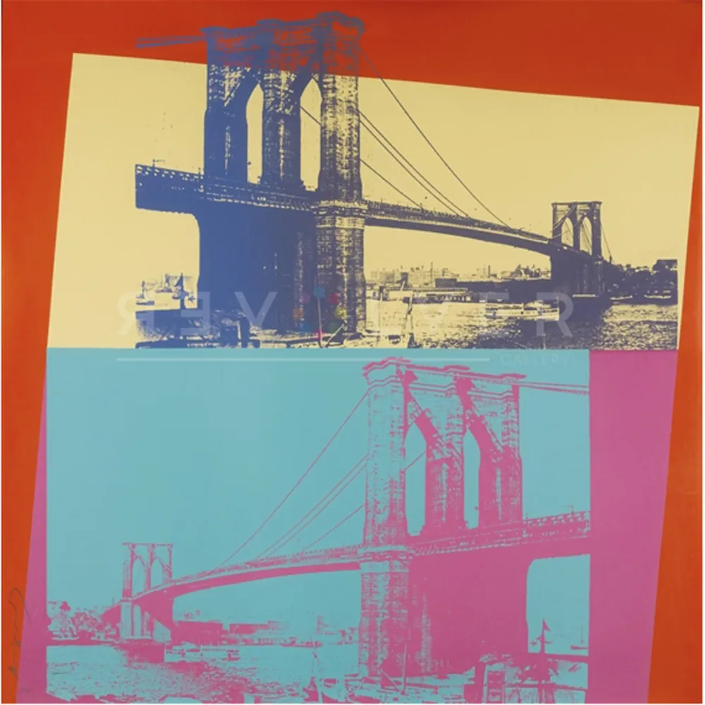 Сериграфия Warhol - Brooklyn Bridge 