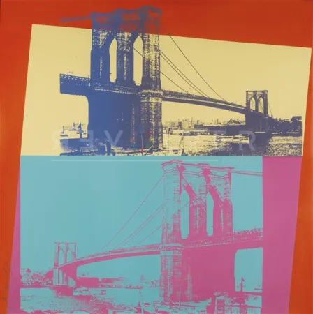 Сериграфия Warhol - Brooklyn Bridge