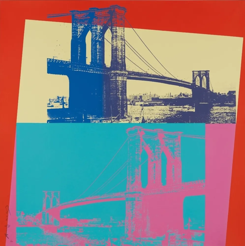 Сериграфия Warhol - Brooklyn Bridge