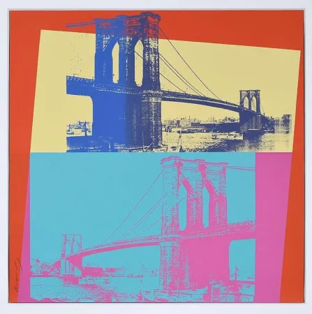 Сериграфия Warhol - Brooklyn Bridge, FS 11.290