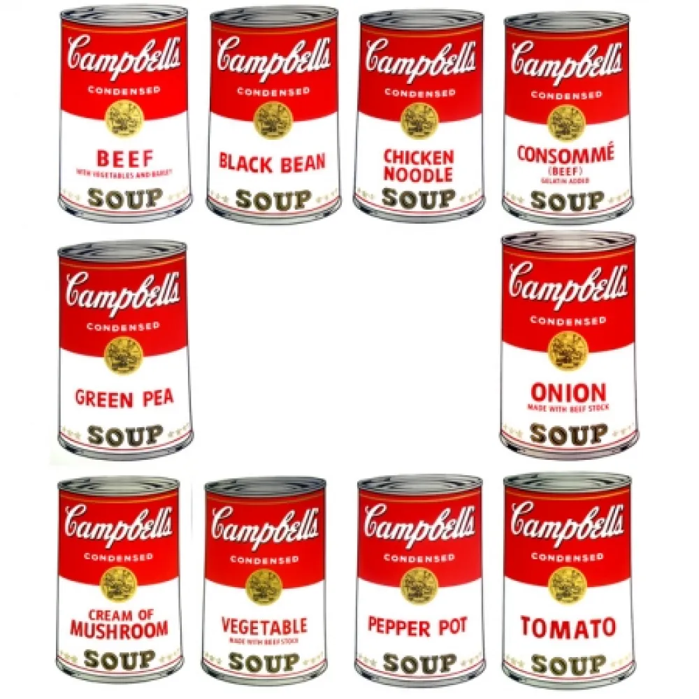 Сериграфия Warhol - Campbell's portfolio