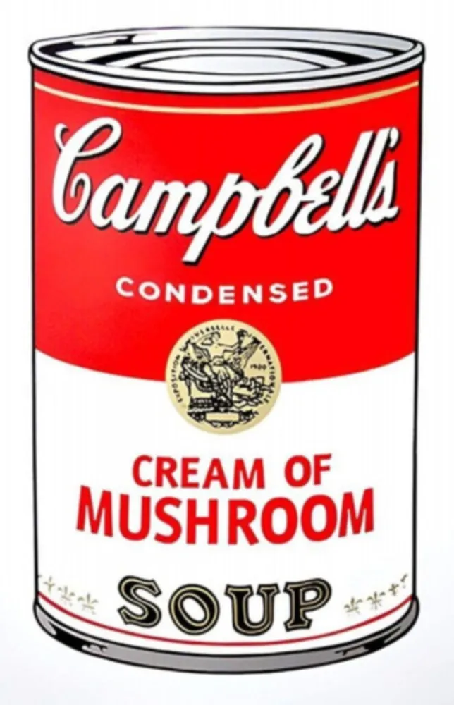 Сериграфия Warhol - Campbell's Soup Can: Cream of Mushroom