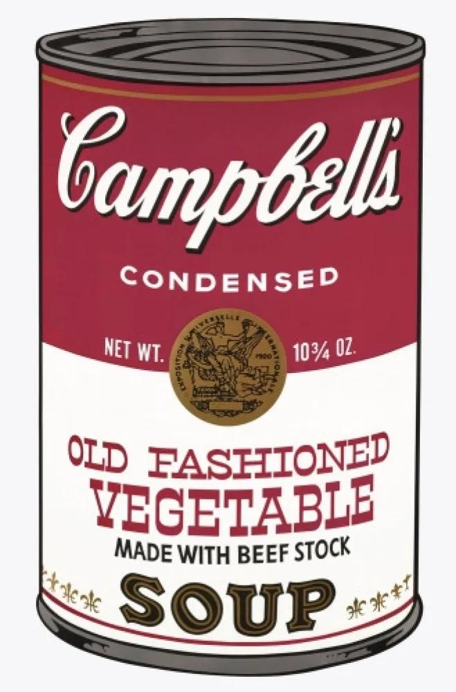 Сериграфия Warhol - Campbell's Soup Can: Old Fashioned Vegetable