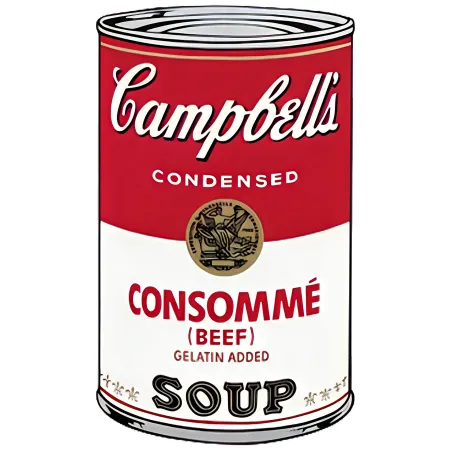 Сериграфия Warhol - Campbell's Soup: Consommé (FS II.52)